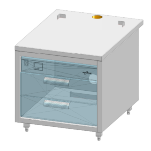 Converge® Multi-Cook Oven onderstel met uitsparing voor warmhoudlade 500-2D / 2DI