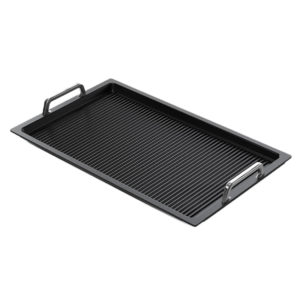 Bakplaat Grillstrepen 1/1 GN met handgrepen